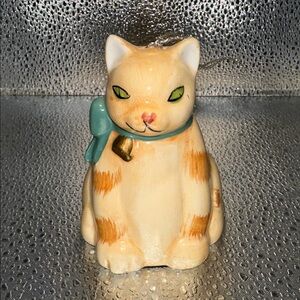 Vintage Silvestri Cat Ornament Orange  Made in Taiwan 3.5”